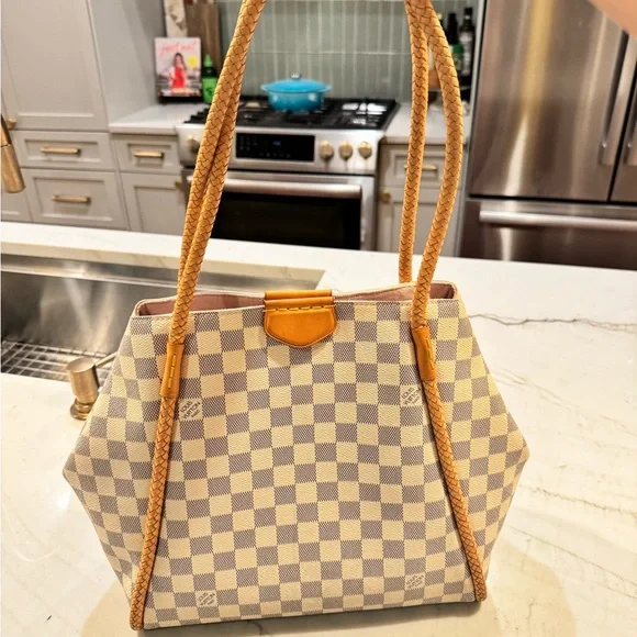 Louis Vuitton Propriano Damier Azur Tote | Mint Condition - Picture 10 of 14